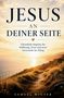 „Jesus an deiner Seite“ und „Samual Winter“. Ein Pfad führt entlang einer Küste, beleuchtet von einer warmen Abendsonne., Buch