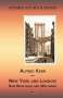 Alfred Kerr: New York und London, Buch