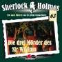 Folge 63 - Die Drei Mörder Des Sir William, CD