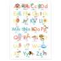 Lisa Wirth: ABC Poster 70,7x100 cm.  Alphabet spielerisch mit Tieren lernen | Das ABC-Lernposter mit Groß- und Kleinbuchstaben |, Div.