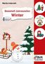 "Basischeft Jahreszeiten Winter" steht auf dem Cover. Ein Schneemann, ein Vogelhäuschen und ein Weihnachtsbaum sind abgebildet., Buch