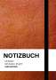Notizbuch A5: Notizbuch A5 blanko - 100 Seiten 90g/m² - Soft Cover Braun - FSC Papier, Buch