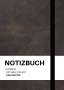 Notizbuch A4: Notizbuch A4 blanko - 100 Seiten 90g/m² - Soft Cover Schwarz - FSC Papier, Buch