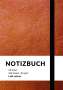 Notizbuch A5: Notizbuch A5 liniert - 100 Seiten 90g/m² - Soft Cover braun - FSC Papier, Buch