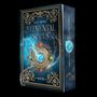 Cover mit Text "Katy J. Michels", "Elemental Souls", "Water". Prunkvolle Verzierung, blauer Edelstein, Wasserthema., Buch