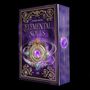„Yvonne Mitzel, Elemental Souls, Air“ in goldener Schrift auf lila Hintergrund mit leuchtendem Amulett und Edelsteinen., Buch