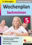 Cornelia Pantenburg: Wochenplan Sachrechnen / Klasse 5, Buch