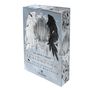 Aufschrift: "The Devil's Origin - Lightbringer" von Angelina Blosfeld. Darstellung eines Thrones mit schwarzen und weißen Flügeln., Buch
