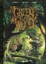 "GREEN WOOD Band 5: Das Geheimnis des Sees". Tiere laufen durch einen Wald mit einem Baumhaus. Oben sitzt eine Eule., Buch