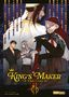 "King's Maker: Triple Crown" steht in gelber Schrift. Vier stilisierte Charaktere in fantasievoller Kleidung., Buch