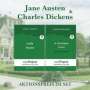 Jane Austen: Jane Austen & Charles Dickens Softcover (Bücher + 2 MP3 Audio-CDs) - Lesemethode von Ilya Frank, Buch