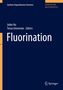 Text: "Synthetic Organofluorine Chemistry", "Fluorination", "Springer Reference". Dunkelblaues Cover mit orangefarbenen Akzenten. 
