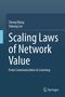 Text: "Cheng Wang, Yuhang Lin, Scaling Laws of Network Value, From Communication to Learning." Design ist schlicht, blau. Springer-Logo., Buch