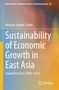 „Sustainability of Economic Growth in East Asia: Toward the Post-COVID-19 Era“, Editor: Hiroyuki Taguchi, Springer-Logo, bunte, abstrakte Farbverläufe im Hintergrund., Buch