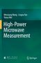 Titel: "High-Power Microwave Measurement". Autoren: Wenxiang Wang, Lingna Yue, Yanyu Wei. Grüner Hintergrund. Logos unten., Buch