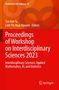 "Proceedings of Workshop on Interdisciplinary Sciences 2023." Roter Hintergrund mit weißen Texten und einem kleinen Springer-Logo., Buch