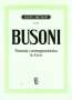 Ferruccio Busoni: Fantasia contrappuntistica, Noten