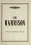 Lou Harrison: Suite für sinfonische Streiche, Noten
