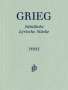 Edvard Grieg - Sämtliche Lyrische Stücke, Buch