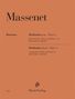 Massenet, Horizons, Méditation aus "Thaïs", bearbeitet für Violine und Klavier. Henle Verlag Logo auf orangefarbenem Hintergrund.