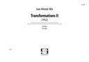 Juan Allende-Blin: Transformations II für Orgel (1952), Noten