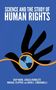 Text: "Science and the Study of Human Rights". Illustration: Schwarze Hand, Weltkugel in der Mitte auf blauem Hintergrund., Buch