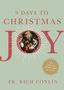 „9 Days to Christmas Joy“, „Also includes the Christmas Octave!“. Illustration: Menschen um eine Krippe., Buch