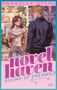 "Novel Haven: Sound of Dreams" von Anabelle Stehl. Illustration: Frau mit Buch schaut Mann an, Bücherregale im Hintergrund., Buch