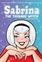 Text: "Sabrina the Teenage Witch Omnibus Volume One". Illustration eines lächelnden Mädchens mit weißen Haaren und Stirnband., Buch