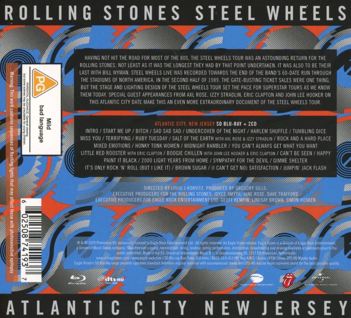 The Rolling Stones: Steel Wheels Live (Atlantic City 1989) (2 CDs