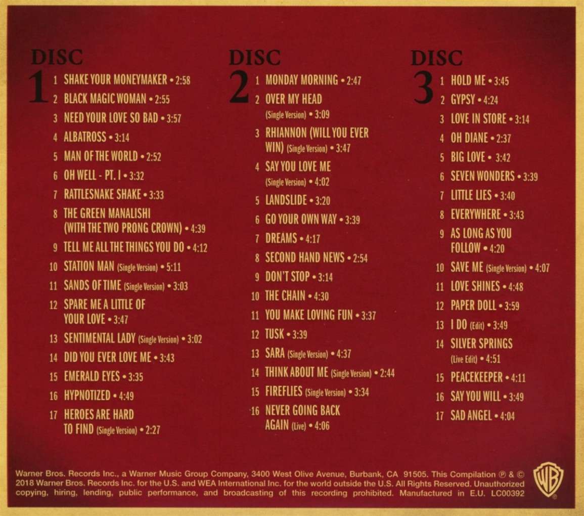 Fleetwood Mac: 50 Years - Don't Stop (3 CDs) – jpc.de