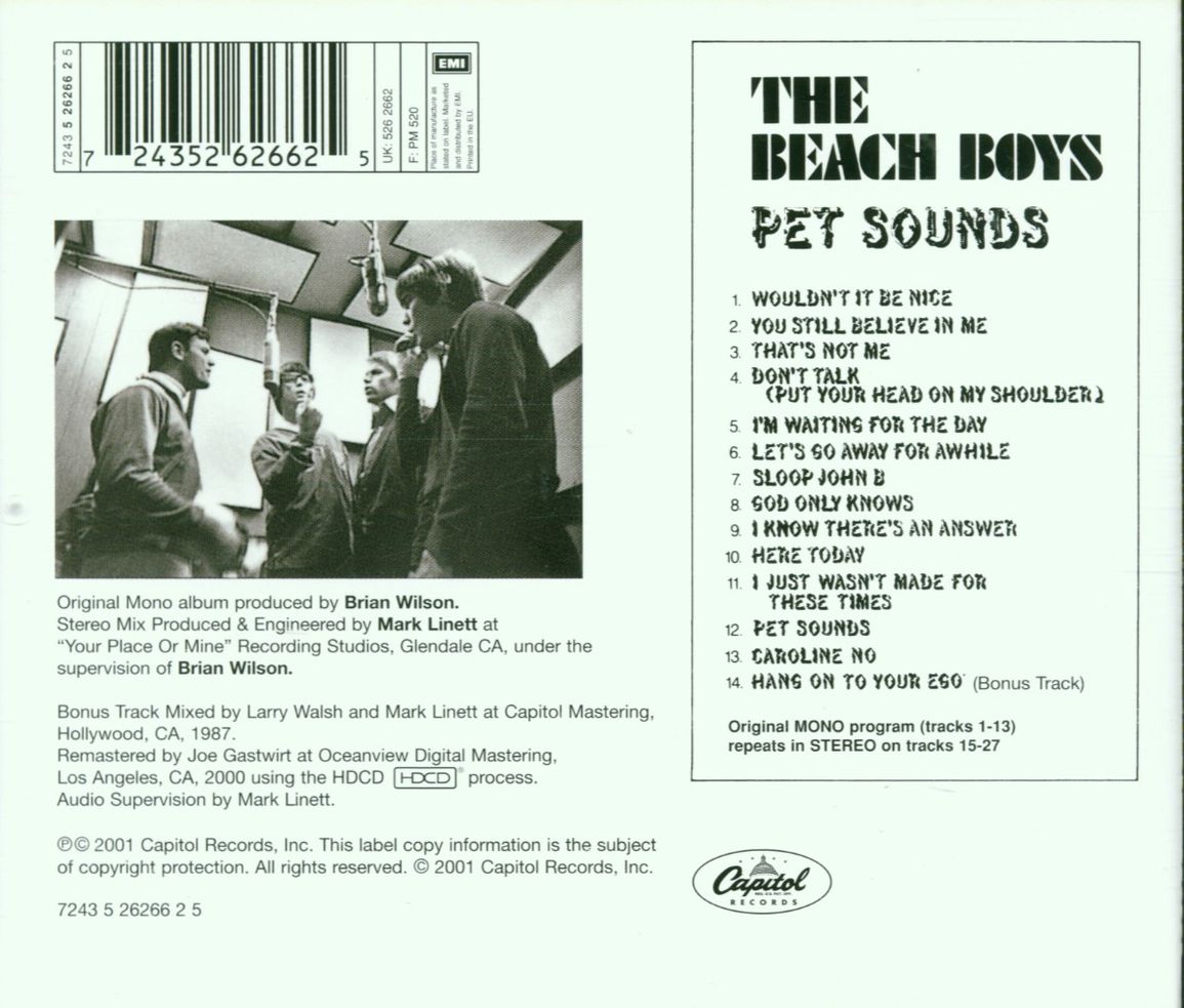 The Beach Boys: Pet Sounds (Mono & Stereo + Bonus) (CD) –