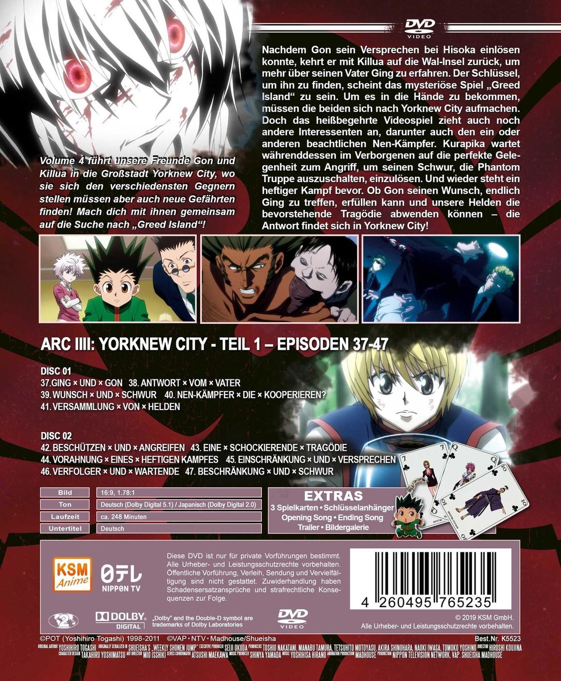 Hunter x Hunter Vol. 4 (Limitierte Edition) (2 DVDs) –