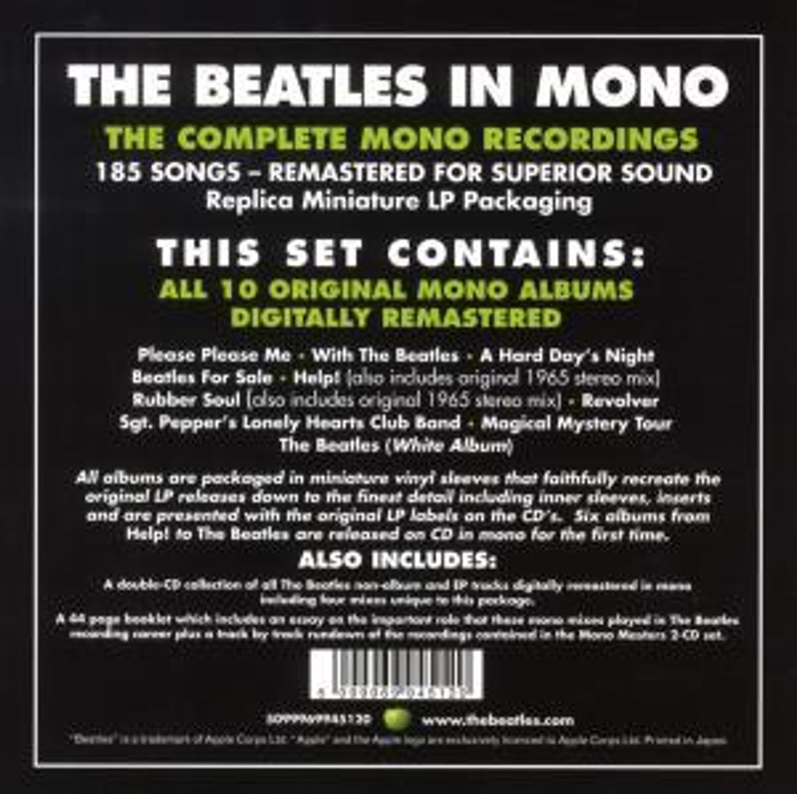 The Beatles: The Beatles Mono (Box-Set) (13 CDs) –