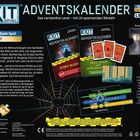 EXIT Adventskalender: 24 Rätsel, das Escape-Room-Spiel für zu Hause. Enthält Story-Block, Rätselkarten, Decodiertafel.