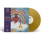 "Spread Love" - 50 Jahre Jubiläum - Carey Harris & Michael Orr, limitierte goldene Vinyl. Illustration: Mann, Regenbogen, Wolken.