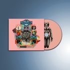 Das Cover zeigt den Text "ERASURE RADIO!! RADIO!!" mit einer retro-futuristischen Roboter-Illustration auf rosa Hintergrund.