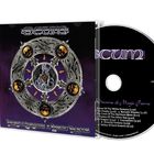 Cover "SCUM" mit einem kreisförmigen Drachen-Design, CD-Titel "Purple Dreams & Magic Poems".