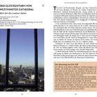 Der Glockenturm von Westminster Cathedral, Blick über die Londoner Skyline. Adresse: Ambrosden Avenue, SW1P 1QW.