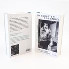 Das Buch "Im Schatten der Engel" von Christophe Lebold über Leonard Cohen zeigt sein Leben und Wirken. Cover mit Cohen-Foto.