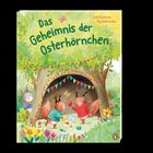 "Das Geheimnis der Osterhörnchen" von Julia Boehme, Ag Jatkowska. Illustration: Zwei Eichhörnchen und ein Hase vor einem Baum.
