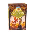 Text: "SAMANTHA BIRCH, CAT DRAGON, Vom Zauber kleiner Abenteuer, ROMAN, HarperCollins." Illustration: Hexe mit rotem Drachen und Natur.