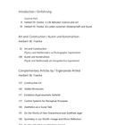 Content/Inhaltsverzeichnis: Introduction, Art and Construction, Complementary Articles. Autoren: Herbert W. Franke, Susanne Päch.