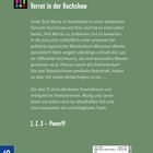 Titel: "Verrat in der Kochshow". Inhalt: Detektivgeschichte in einer Kochshow. Text: "1, 2, 3 – Power!!!". Logo links oben.