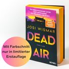Text: Willkommen zur Folge von "Dead Air – Dein liebster True-Crime-Podcast". Fall von Adam Ashwood. Hintergrund: Berge, Audiofrequenzen.