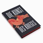Auf dem Buchcover steht "DIE KUNST DES KRIEGES" von Sunzi, mit einem stilisierten roten Drachen.