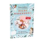 „Hilda Hasenherz: Das Abenteuer bei den Winterwölfen“ von Tobias Goldfarb, illustriert von Verena Körting. Winterliche Illustration mit Hase.