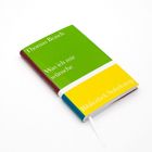 Thomas Brasch, "Was ich mir wünsche", Bibliothek Suhrkamp. Buntes Buchcover in Grün, Gelb und Blau mit Leseband.