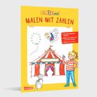"Luft-Akrobaten: Verbinde die Zahlen von 1 bis 20. Was erkennst du?" zeigt ein Eichhörnchen umgeben von Bäumen.