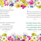 Das Bild zeigt Zitate von Konfuzius, Paul Heyse, Mori Ōgai und Jane Austen, umrahmt von bunten Blumen.